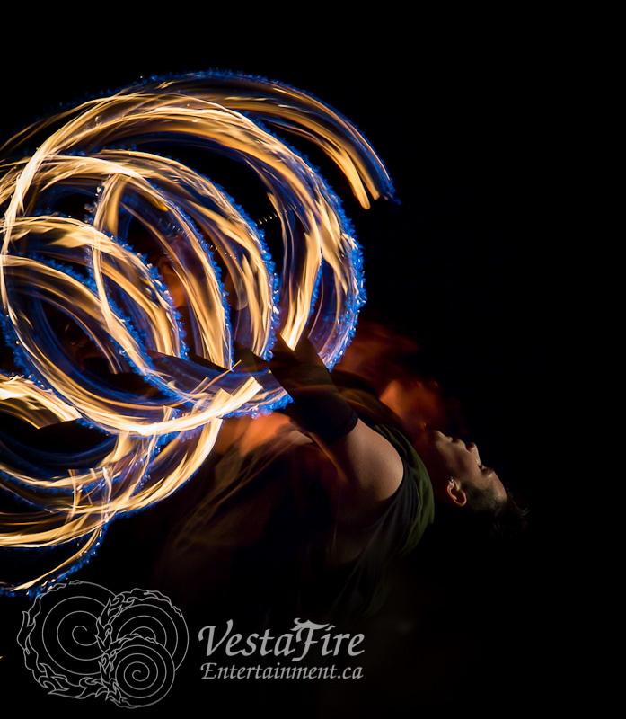 Spectactular fire performance by VestaFire